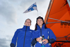 Julia Mattila (vas.) ja Hanna Reinola muodostavat Suomen naisten maajoukkueen.