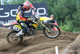 Teemu Keljo nautiskeli EMX250-luokassa ajamisesta.