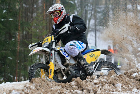 Eemil Pohjolan menoa viime talvena. Kuva: Jani Hovi / Xracing