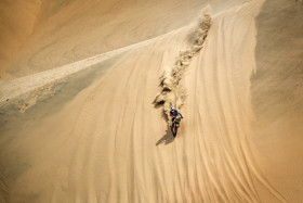 Matthias Walkner voitti Dakar-rallin toisen etapin. Kuva: Marcin Kin 