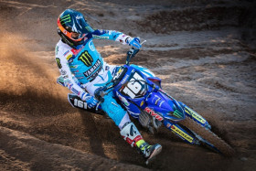 Alvin Östlund tekee vierailun motocrossin SM-sarjaan. Kuva: Yamaha