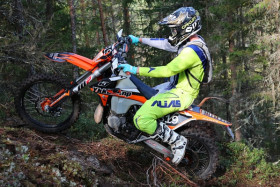 Niklas Mäkinen ajoi eniten endurokilpailuja Suomessa kaudella 2018. Kuva: Jani Hovi