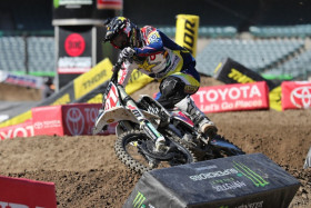 Jason Anderson lähtee pistejohdossa kauden viimeiseen kilpailuun. Kuva: Jani Hovi / Xracing