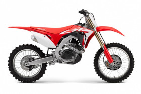 Täysin uusittu Honda CRF450R.