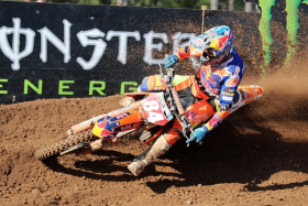 Jeffrey Herlings oli päivän kuningas Latviassa. Kuva: Jani Hovi / Xracing