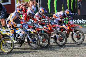 MX2 -luokan toisen erän startti.