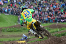 Hunter Lawrence oli MX2-luokan ykkönen Englannissa. Kuva: Jani Hovi / Xracing