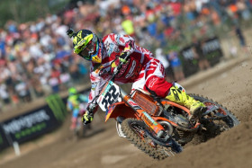 Tony Cairoli nähdään Loketissa 350-kuutioisen pyörän ohjaimissa. Kuva: Ray Archer