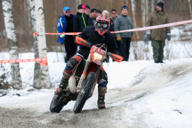 Jiri Leinon menoa Leppäkosken maastokokeella. Kuva: Jani Hovi / Xracing