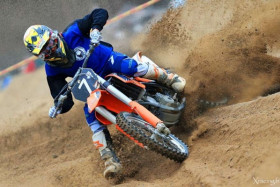Miro Sihvonen edustaa viime vuoden tapaan Vantaan moottorikerhon joukkuetta SM-kerhojoukkuekilpailussa. Kuva: Jani Hovi / Xracing