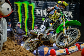 Pourcel vauhdissa Lillessa. Kuva: Nuno Laranjeira / Monster Energy