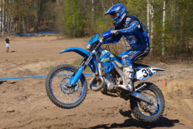 Marko Leponiemi Parolannummen hiekalla.