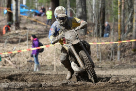 Petri Pohjamo oli yleiskilpailun toinen ja voitti samalla V40-luokan. Kuva: Jani Hovi / Xracing