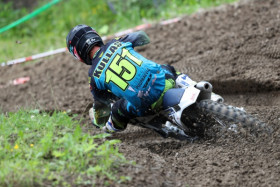 Harri Kullas oli MX1-luokan ensimmäisen erän selvä voittaja. Kuva: Jani Hovi / Xracing