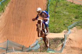 Ludde Söderberg vauhdissa. Kuva: Xracing