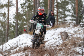 Eemil Pohjola on noussut toiseksi kilpailussa.Kuva: Jani Hovi / Xracing