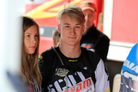 Kim Teikarin SM-mitalin metsästys muuttui astetta vaikeammaksi. Kuva: Jani Hovi / Xracing