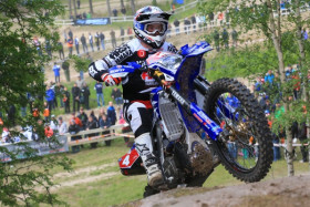 Loic Larrieu ajoi kahteen voittoon ja oli kahdeksan kertaa palkintokorokkeella kauden aikana. Kauden päätteeksi hän sai MM-pronssia. Kuva: Jani Hovi / Xracing