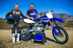 Eero Remes ajaa alkavalla kaudella Yamahan 450-kuutioisella pyörällä. Kuva: Johansson Yamaha Racing