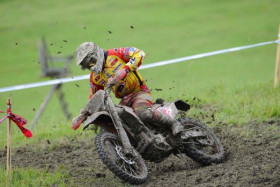 Mika Ahola liukasteli voittoon. Kuva: Dario Agrati