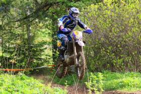 Simo Niittymäki vauhdissa.