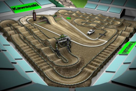 Tällainen on kauden avauksen rata. Kuva: Monster Energy AMA SX