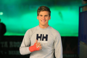 Paavo Honkasen käsi on vielä kipsissä Sardian Six Days endurossa sattuneen kaatumisen jälkeen.