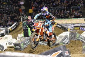 Ryan Dungey on ollut muille liian nopea kolmessa edellisessä kilpailussa. Kuva: Jani Hovi / Xracing
