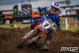 Emil Weckman kruunattiin toisen kerran peräkkäin Honda EMX150-luokan mestariksi. Kuva: MXGP