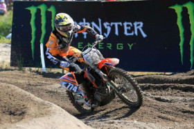 Miro Sihvonen ajaa EM-sarjassa tulevalla kaudella Diga Racing -tiimin väreissä KTM:llä. Kuva: Jani Hovi / Xracing