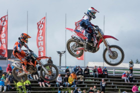 Weckmanin lentoa Siilinjärvellä. Kuva: Team Manninen Bros. Honda tiedotus