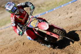 Hanna Mertsalmi ajoi kahteen erävoittoon MXD-luokan Suomen Cupissa. Kuva: Jani Hovi / Xracing