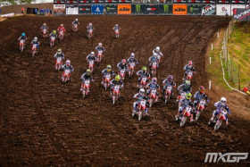 Verneri Aaltonen ajoi uransa ensimmmäisen EMX150-luokan osakilpailun Saksassa. Kuva: MXGP