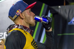 Ken Roczen on voittanut Amerikan SX-sarjan kaksi ensimmäistä kilpailua Hondallaan. Kuva: Garth Milan / Red Bull