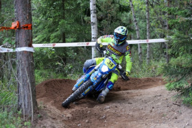 Eero Remeksen menoa Kukonkoivun maastokokeella. Kuva: Jani Hovi / Xracing