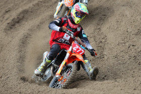 Toni Eriksson johtaa MX1-luokan SM-sarjaa ennen Imatran päätöstä. Kuva: Jani Hovi / Xracing