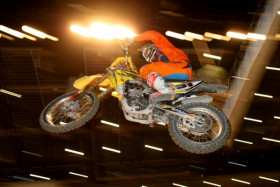 Rasmus Sjöberg vauhdissa aika-ajoissa.