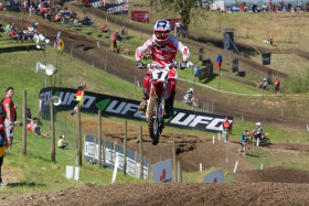 Weckmanin lentoa Saksassa. Kuva: Team Manninen Bros. Honda tiedotus