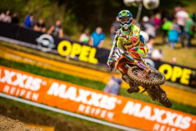 Miro Sihvonen ei saanut lääkäriltä vielä lupaa ajaa Ranskan EM-kilpailussa. Kuva: Diga Racing KTM