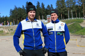 Mika Tamminen (vas.) ja Antti Hänninen ovat valmiina viikonlopun koitokseen. Kuva: Jani Hovi / Xracing