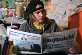 Kauppatieteitä opiskeleva Henric Stigell saa ensi vuonna uusia haasteita itselleen. Kuva: Jani Hovi / Xracing