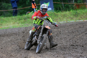 Valtteri Malin oli MX1 -luokan aika-ajojen nopein. Kuva: Jani Hovi / Xracing