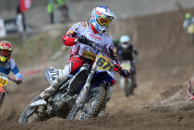 Santtu Tiainen otti ensimmäisen voiton MX1-luokan SM-sarjasta tällä kaudella. Kuva: Jani Hovi / Xracing