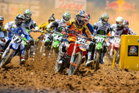Marvin Musquin voitti 250-kuutioisten luokan Muddy Creekissa. Kuva: Simon Cudby / KTM images