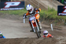 Kimi Koskinen ajoi kolmanneksi EMX65 -luokassa Saksassa. Kuva: Jani Hovi / Xracing