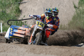 Riku ja Lari Kunnas taistelivat MM-pisteistä Latviassa. Kuva: Jani Hovi / Xracing
