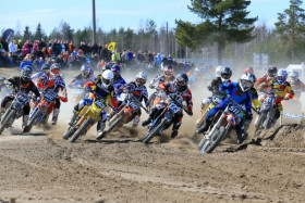 Ensimmäisen erän startti.