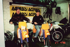 Timo ja Teemu Niemitalo vuonna 1996. Kuva: Motopalvelu