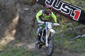 Roni Kytönen ajoi jälleen podiumille. Kuva: Kari Salminen