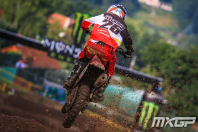 Emil Weckmanin EM-johto on enää 3 pistettä. Kuva: MXGP